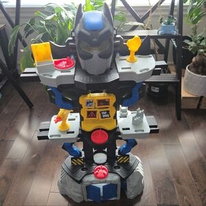 Batman Batcave Transforming Robot Playset - Blue and Yellow